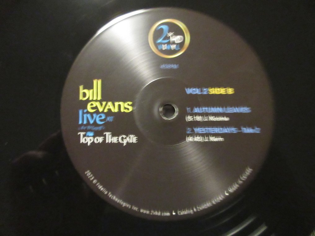 Bill Evans - Live At Art D'Lugoff's Top Of The Gate Vol. 2 - Doppel-LP (Album mit 2 LPs) - 2023 #3.2