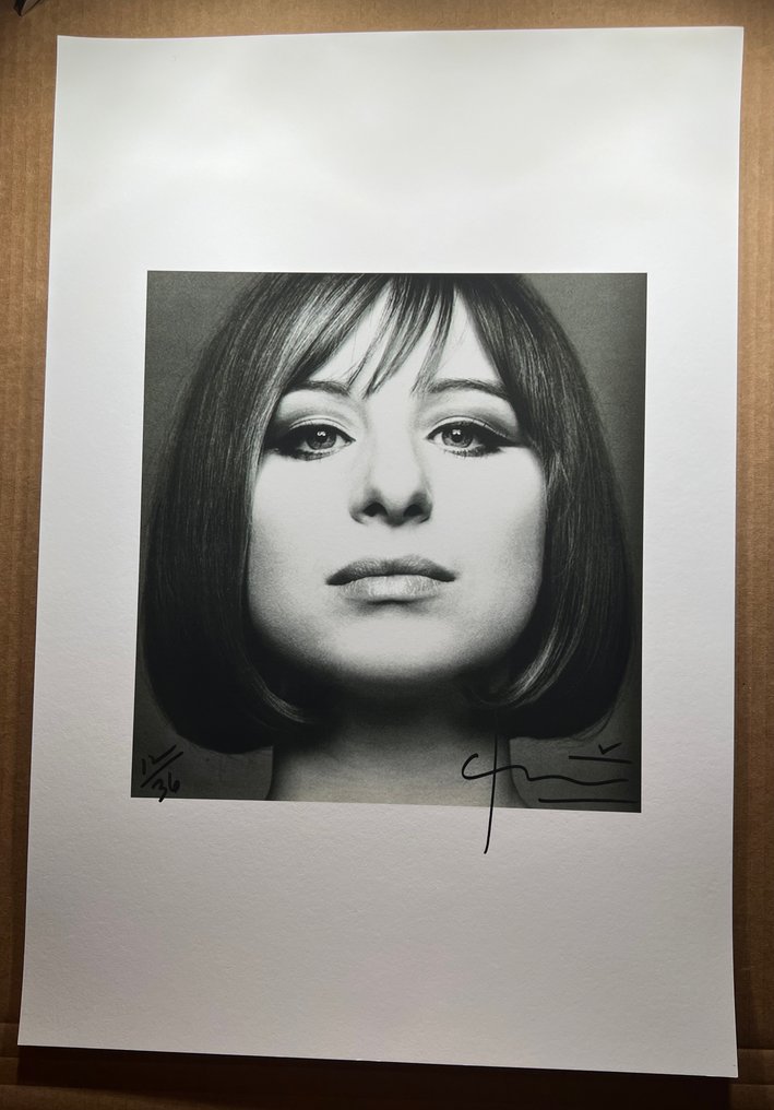 Bert Stern (1929–2013) - Bert Stern Signed Famous Barbara Streisand #1.0