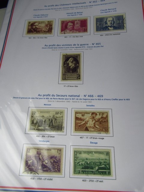 France 1940/1959 - Superb stamp collection. #4.3