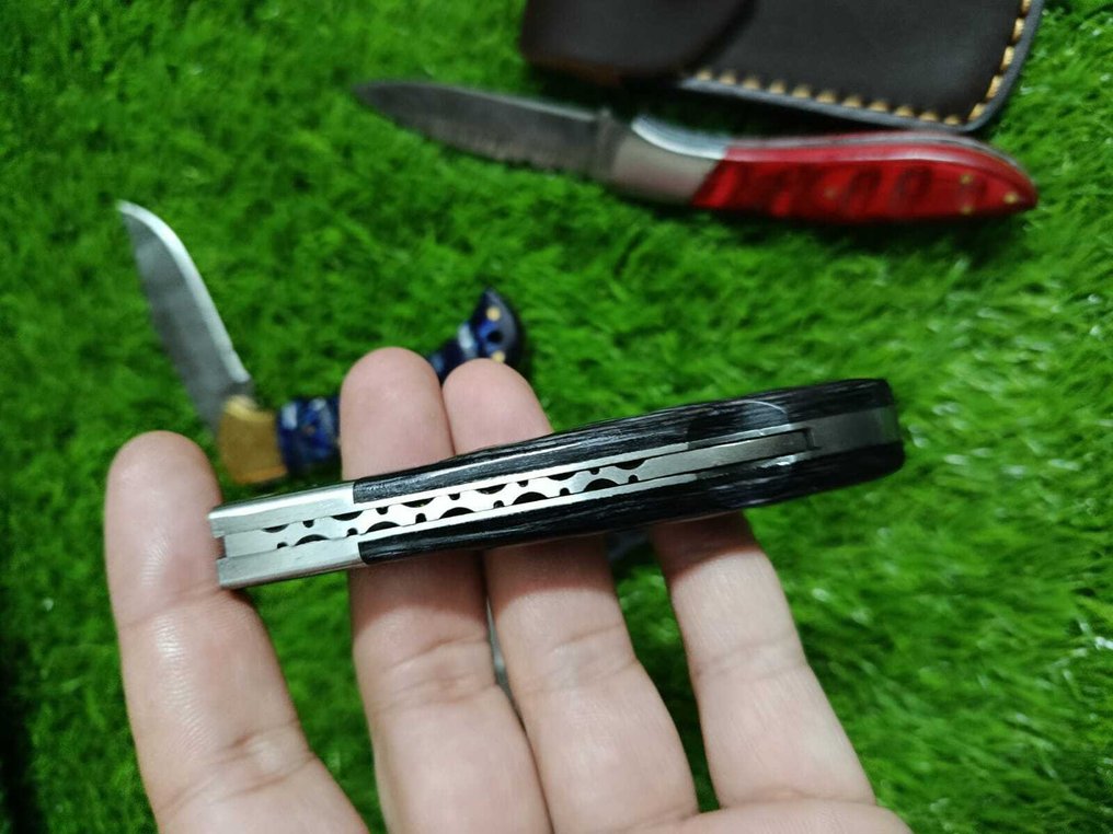 Laguiole Bounga - 厨刀 - 体验地中海和法国餐具的巅峰 -  折叠 8 - 美国异国木柄与折叠钢 - 意大利 - 厨房和餐桌用刀 #3.2