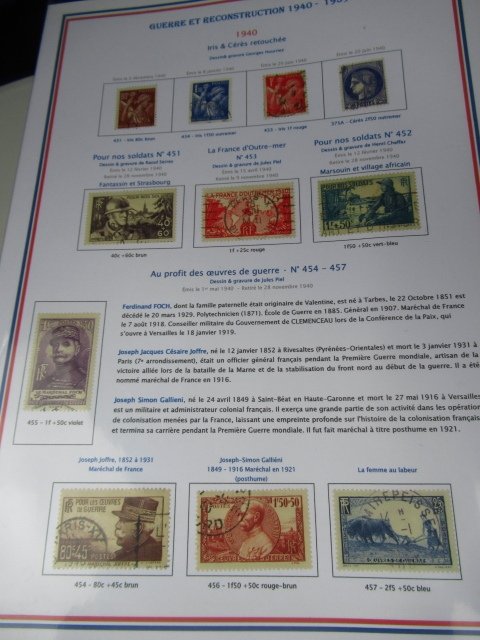 France 1940/1959 - Superb stamp collection. #2.1