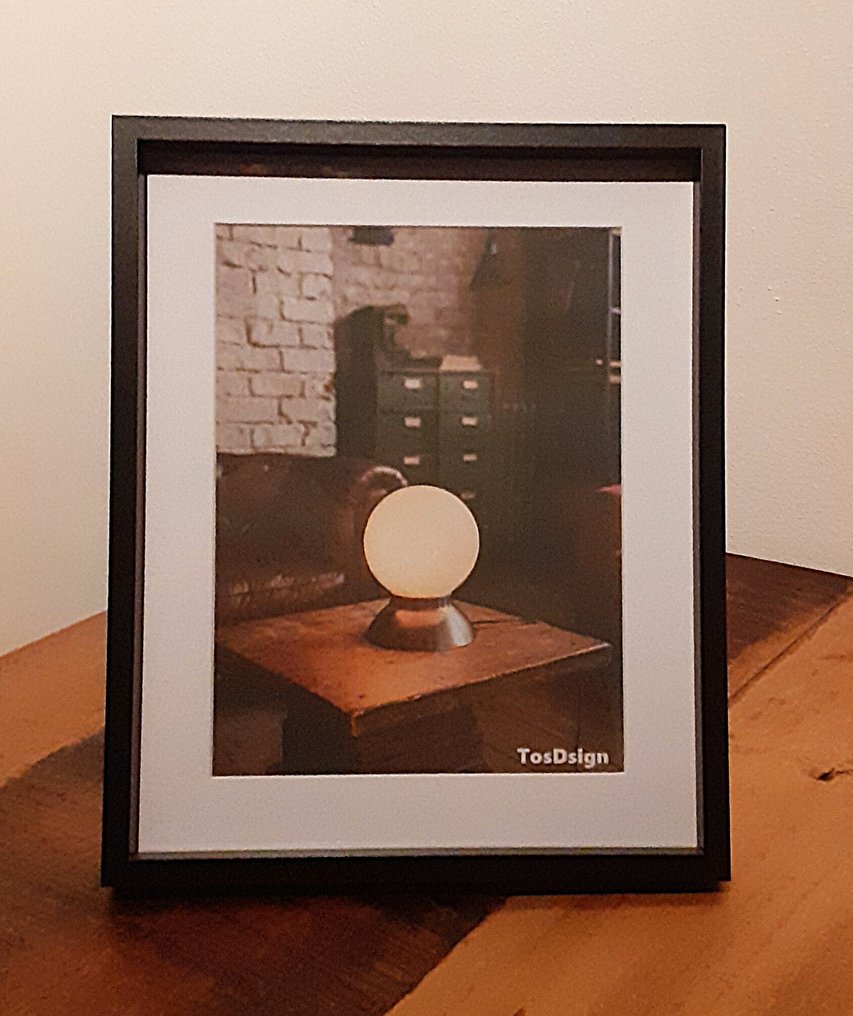 Reliving - 檯燈 - 触摸“Ball-Roomlight” - 钢材和蛋白石/乳白色玻璃 #2.1