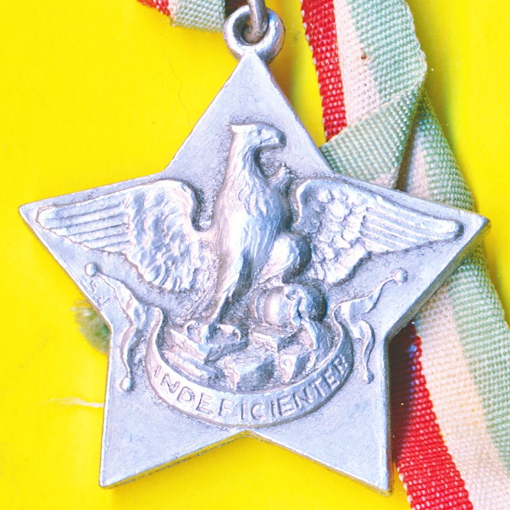 Ιταλία - Μετάλλιο - Stella Fiume 1924 alluminio D'annunzio #1.0