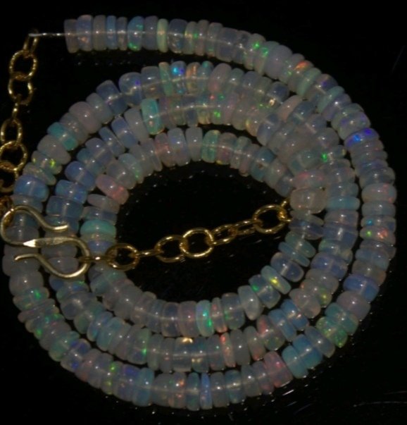 Opál Nyaklánc AA++ Természetes ásvány- 10 g - (1) #1.0