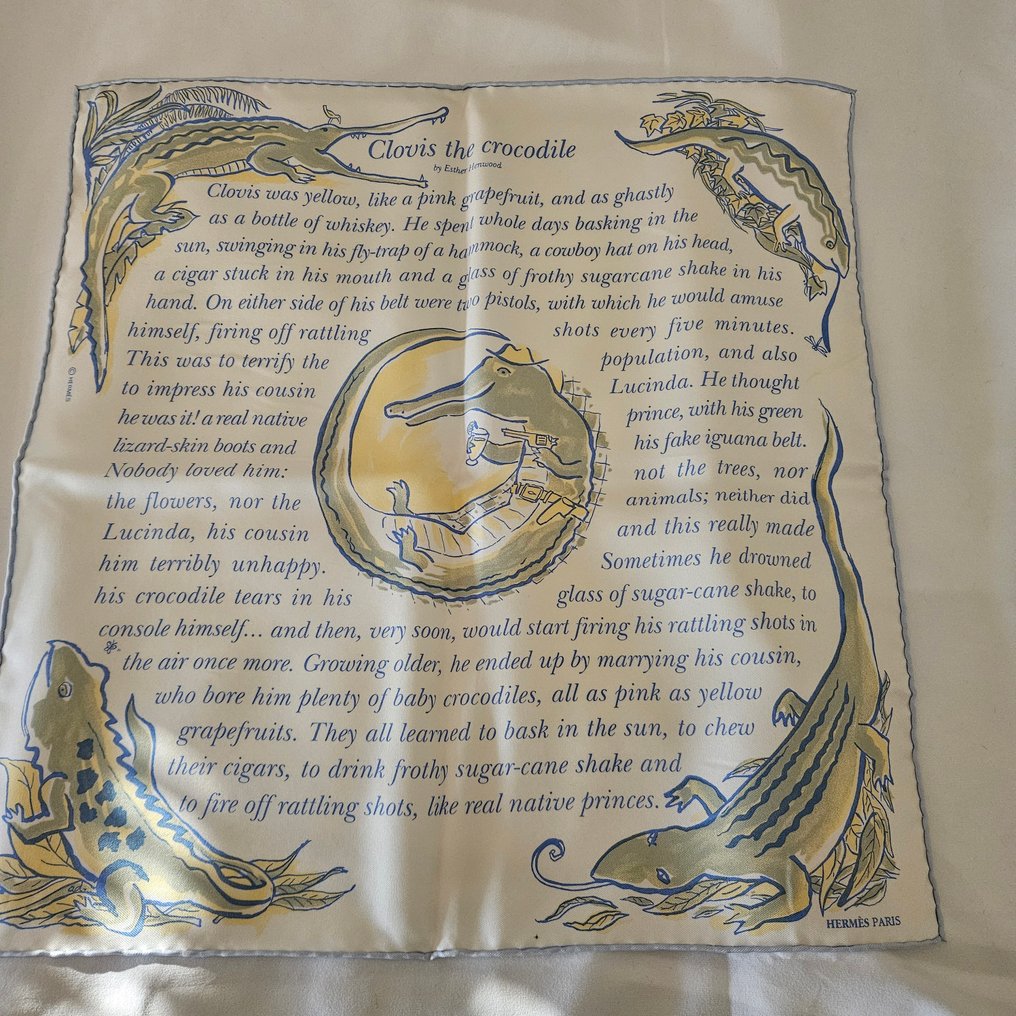 Hermès - Clovis le crocodile - Foulard #2.1