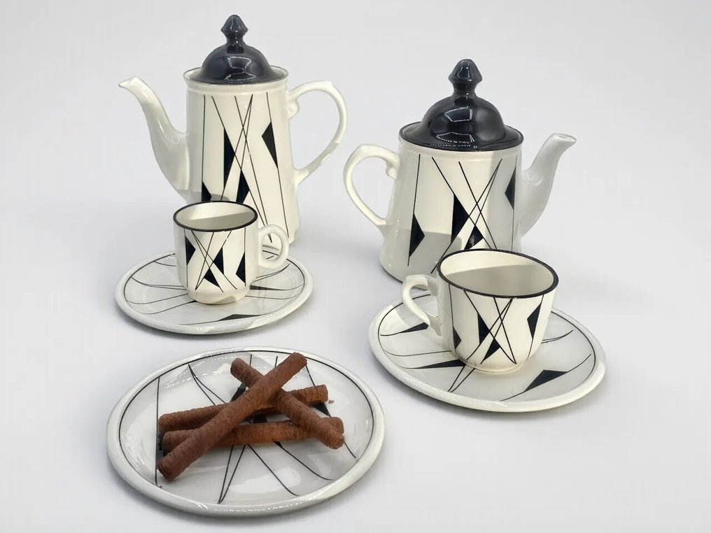 Boch - 咖啡用具 (20) - Art Deco - 瓷 - 咖啡，蛋糕，茶 #1.0