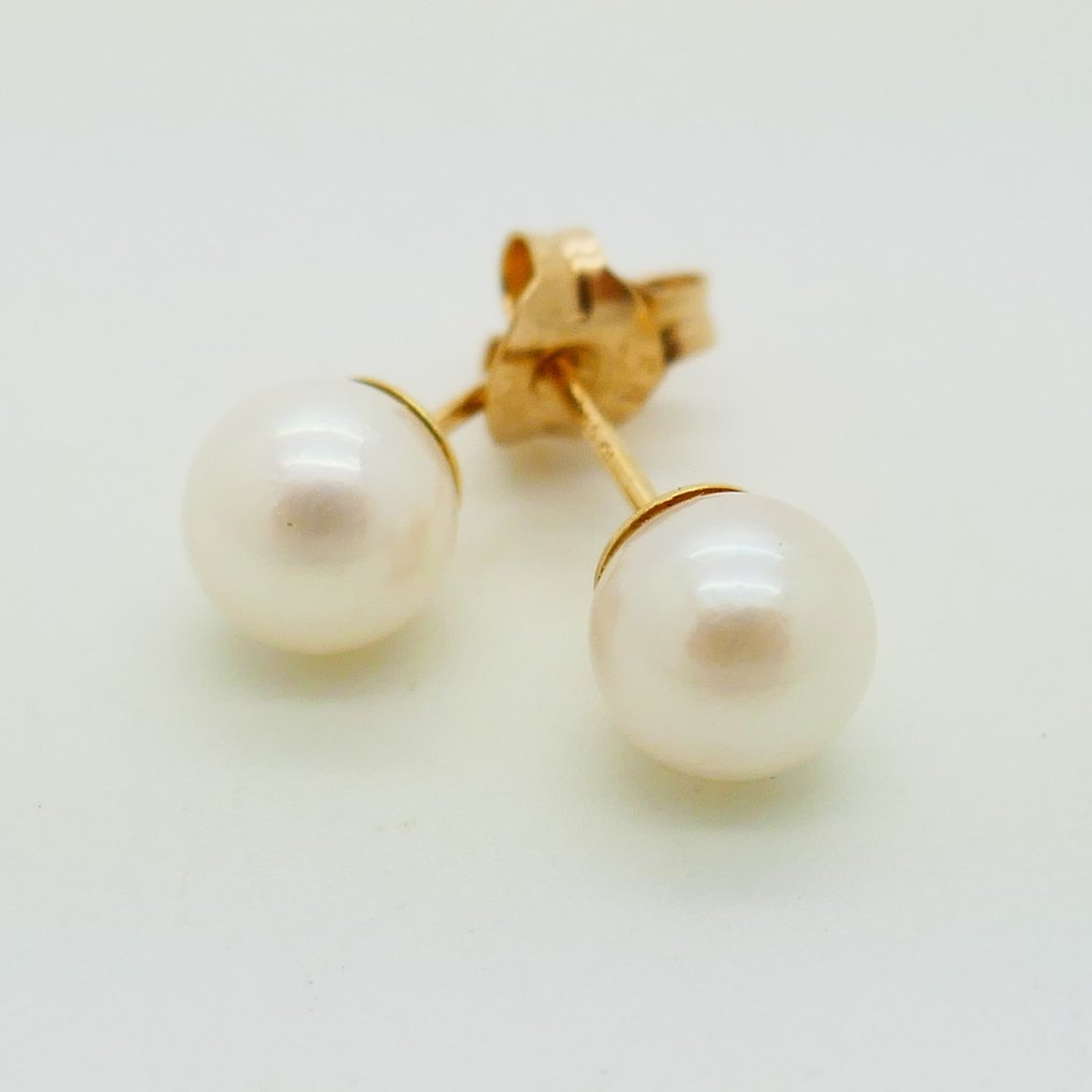 Ingen mindstepris - Øreringe - 14 karat Gulguld #1.0