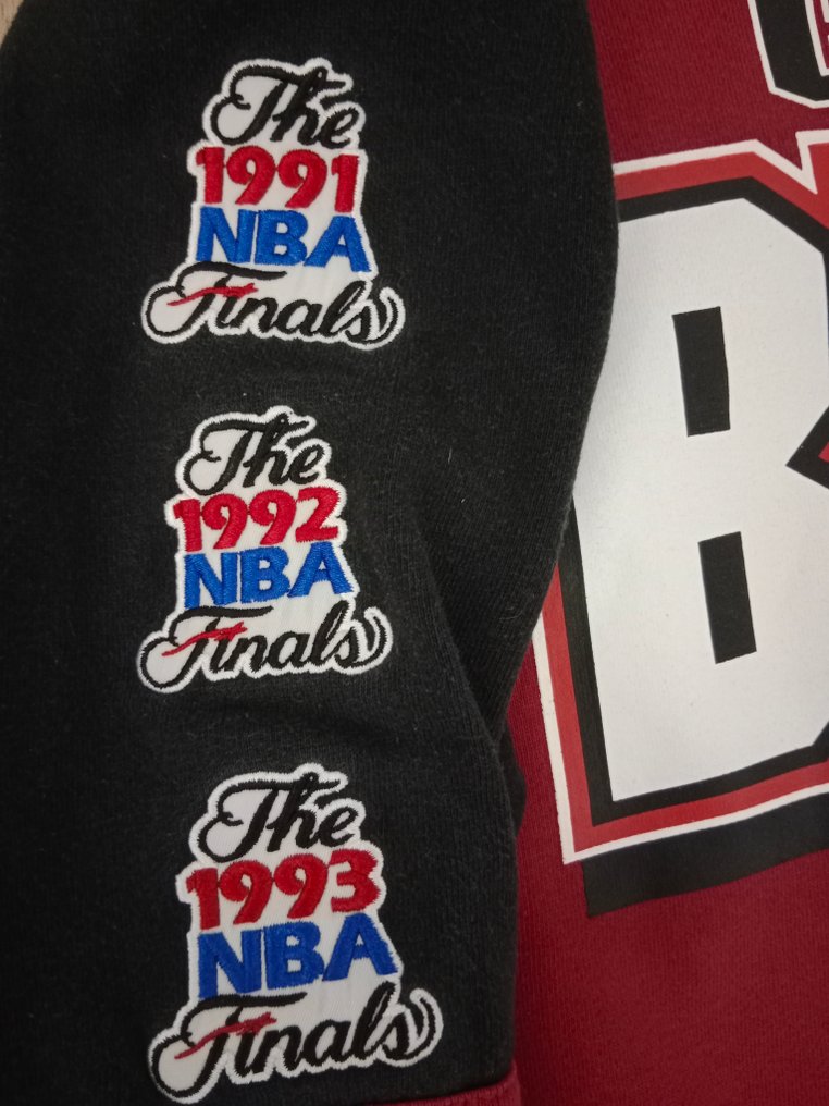 Sudadera chicago bulls edición Espcial firma impresa & 6 finales - NBA Basketbal - Michael Jordan - 1999 - Kosárlabda mez #1.0