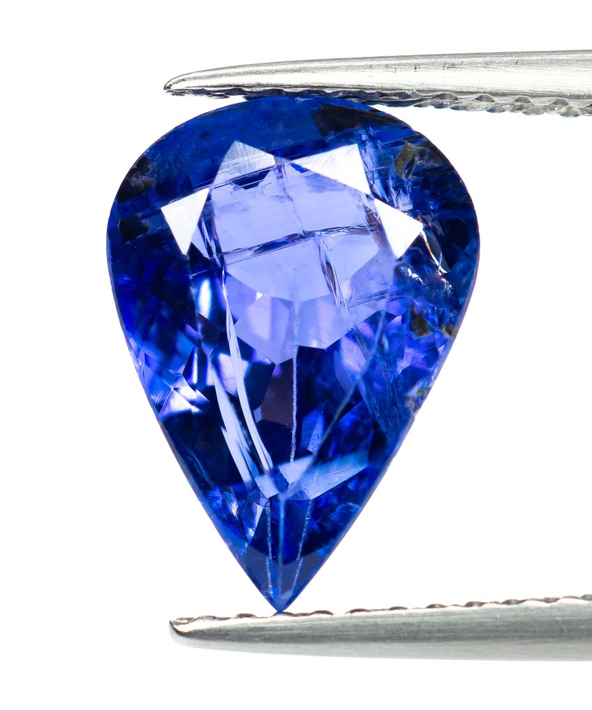 没有保留价 坦桑石  - 2.81 ct - Bellerophon 宝石实验室 - 紫蓝色 #1.0