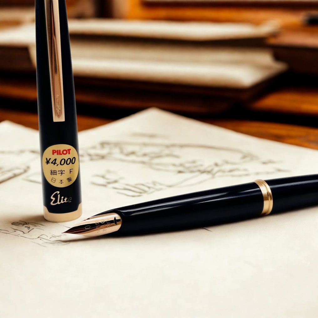 Pilot - Elite 14K Gold 585 - No reserve price - Fountain pen #1.0