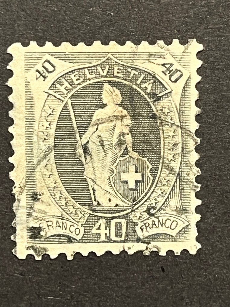 Schweiz 1882/1908 - Schweiz – Stehende Helvetia-Auswahl – Gebraucht – SBK-Wert 700 CHF #3.2