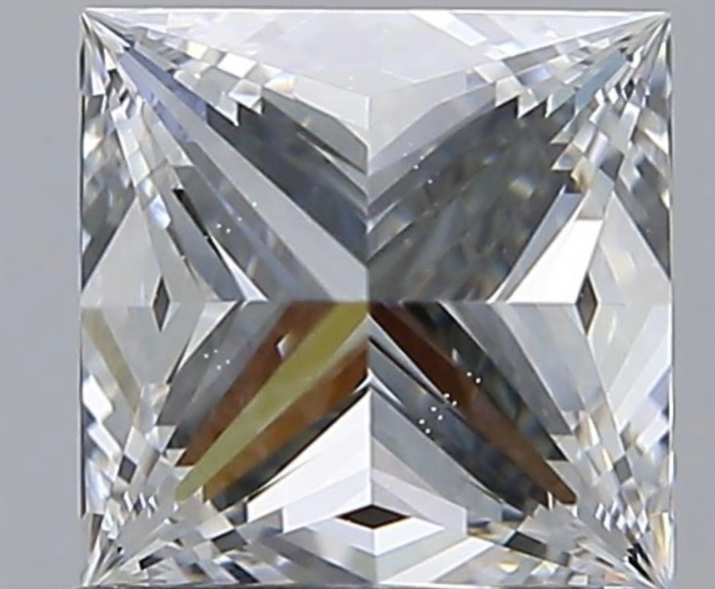 Zonder minimumprijs - 1 pcs Diamant (Natuurlijk) - 1.01 ct - Carré - E - VS1 - Gemological Institute of America (GIA) - Ex Ex #2.1