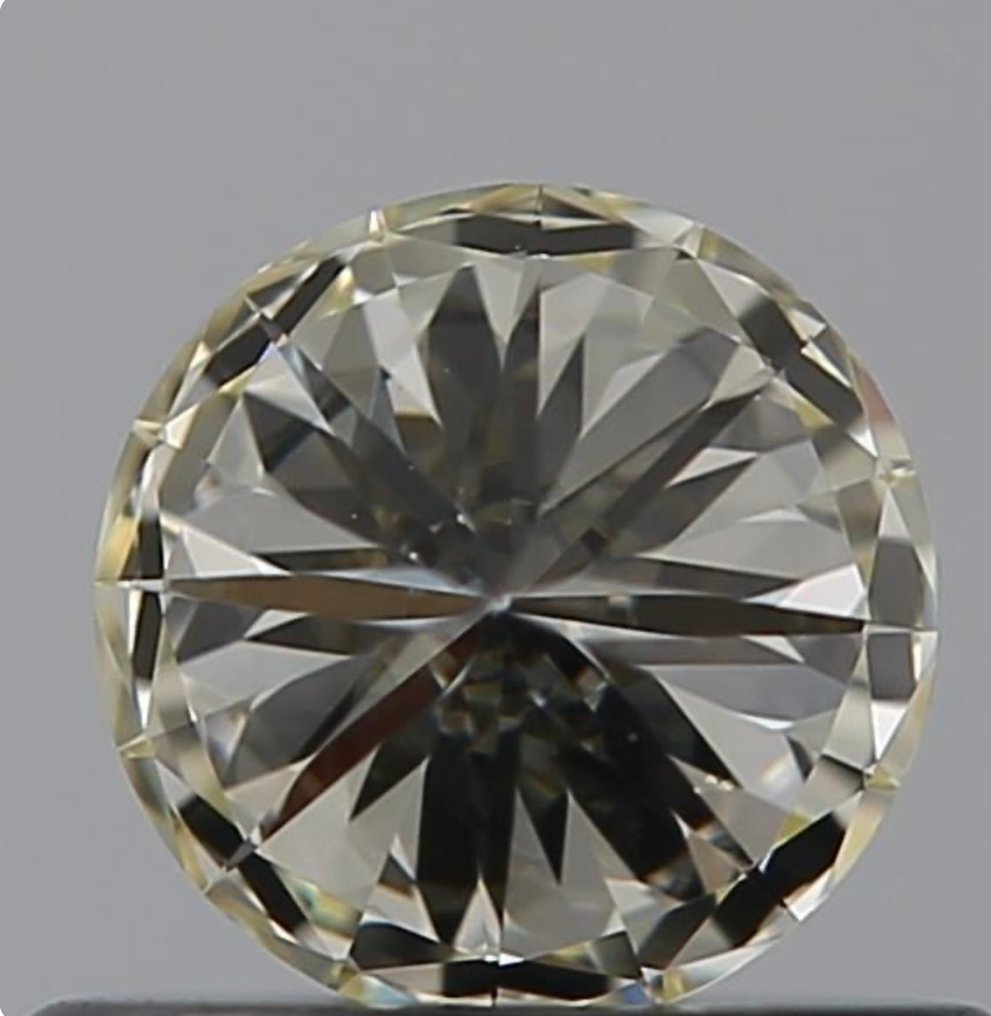 Nincs minimálár - 1 pcs Gyémánt (Természetes) - 0.43 ct - Kerek - L - VS2 - Nemzetközi Gemmológiai Intézet (IGI) - Ex Ex Ex #2.1