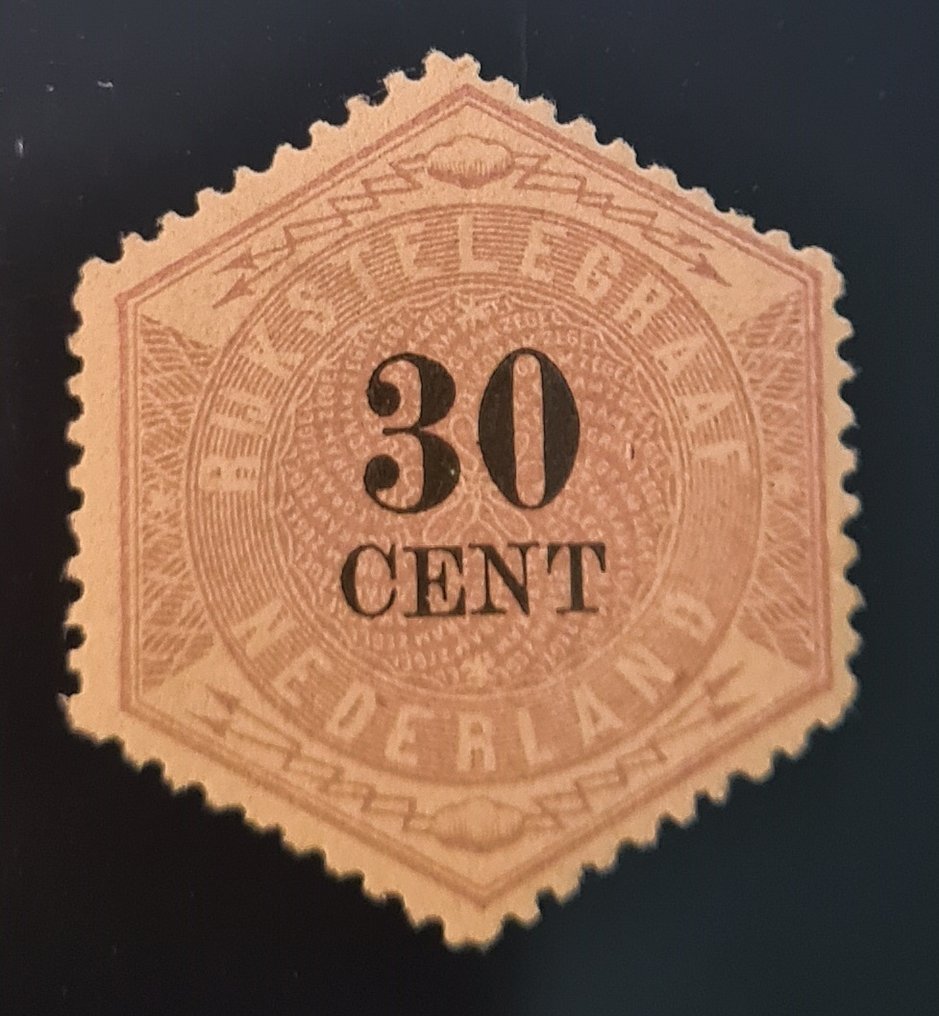 Holanda 1877 - 30 C. Telegram - NVPH TG8 #1.0