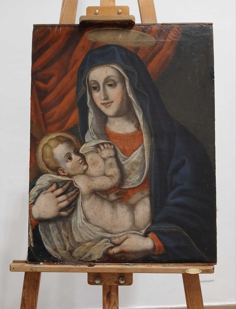 Spanische Schule (XVII) - Virgen de la Leche #2.1