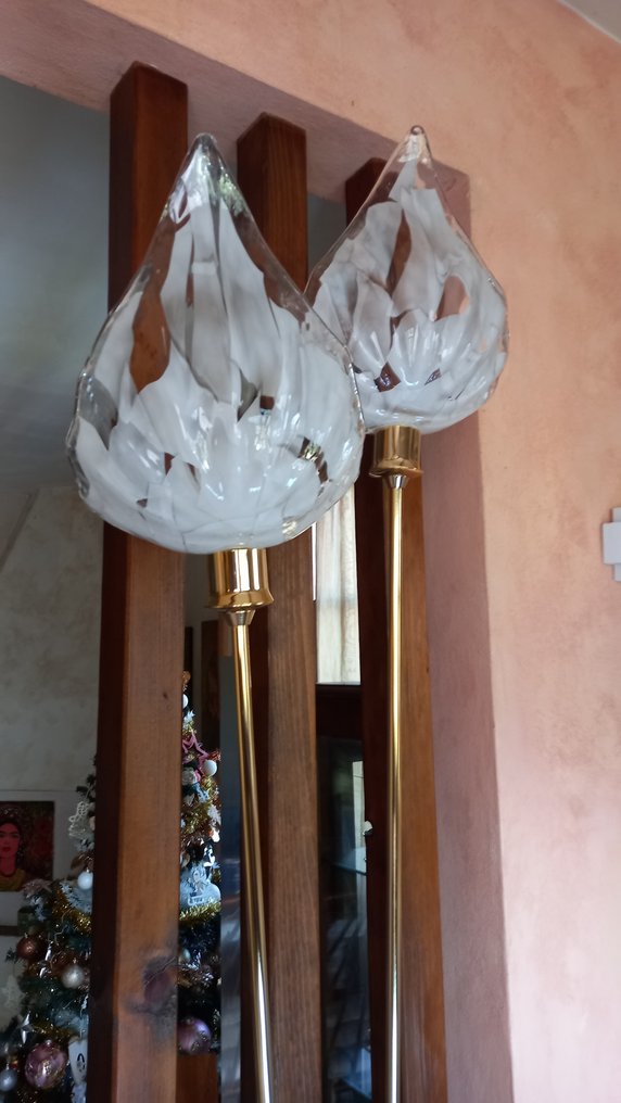 La Murrina - Kolom vloerlamp - Glas, Messing #1.0