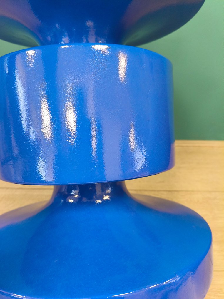 Moderne Blauwe Japandi Style - Table d'appoint - oxyde de magnésium #4.3