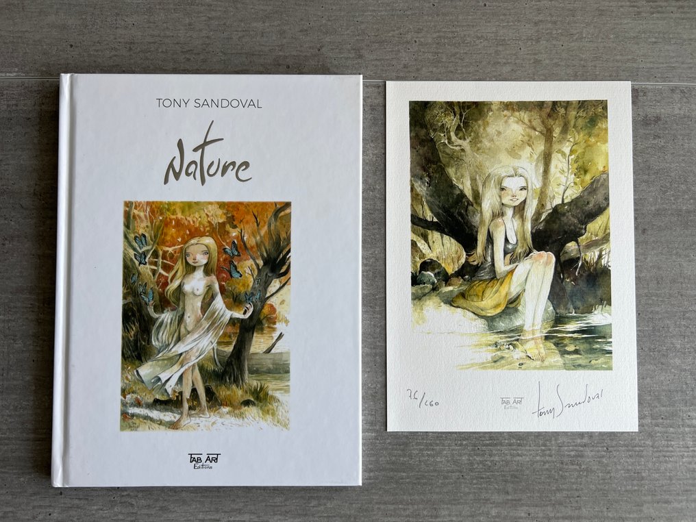 Tony Sandoval - Nature + ex-libris + dédicace - C - 1 Album - 限量版 - 2023 #2.1