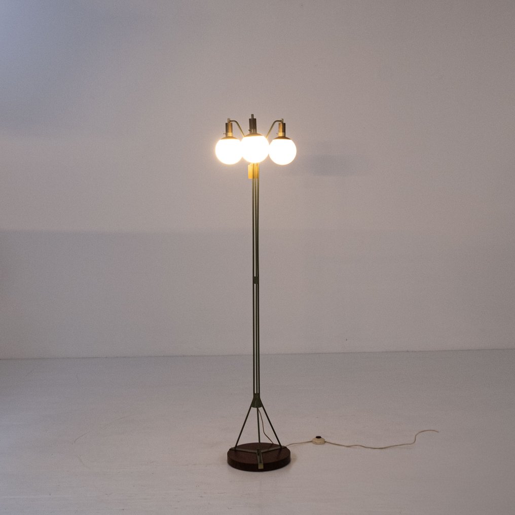 Sagim - Φωτιστικό δαπέδου - Ξύλο, Γυαλί, Μέταλλο #2.1