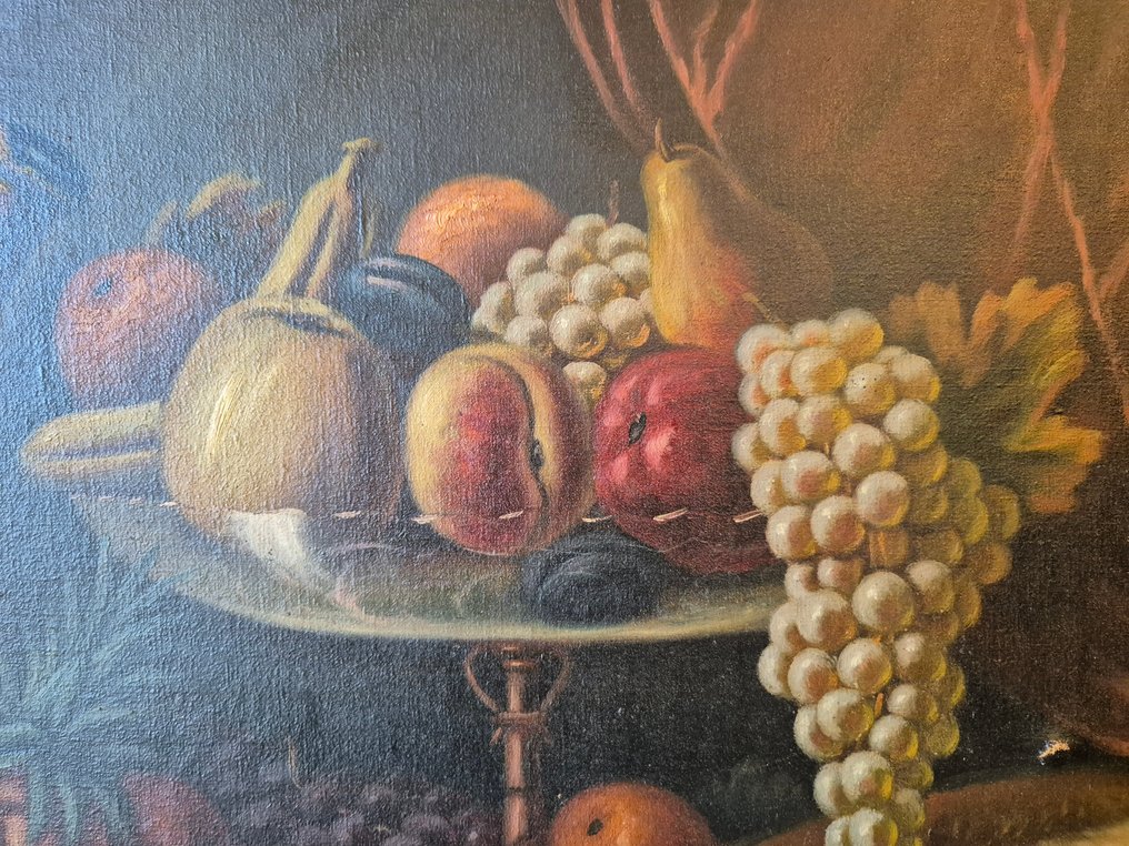 Arthur Schüler (1877-?) - Stillleben, Obst und Champagner #4.3