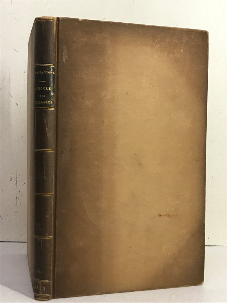 Signé; Casimir Delavigne - L'Ecole des Vieillards [avec L.A.S.] - 1823 #1.0