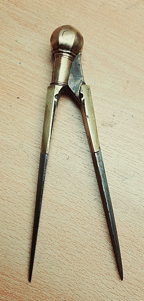 Stikkpasser - Messing - 1650-1700 - antikke #1.0