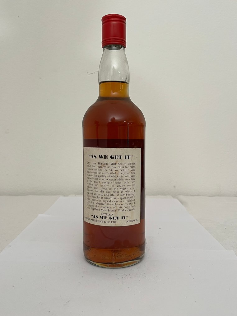 Macallan-Glenlivet As We Get It 102 proof - Macfarlane Bruce & Co.  - b. 1980s - 75cl #1.0