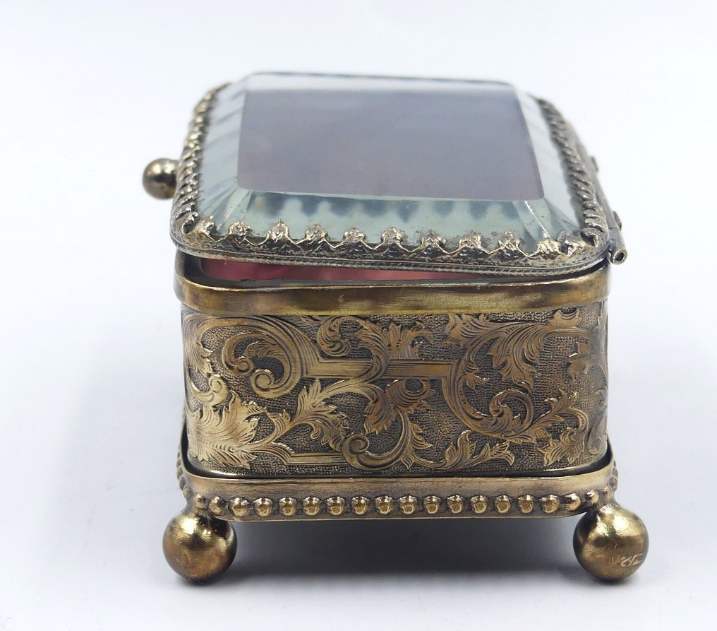 珠宝盒 - 拿破仑三世, 黄铜, 玻璃 #3.2