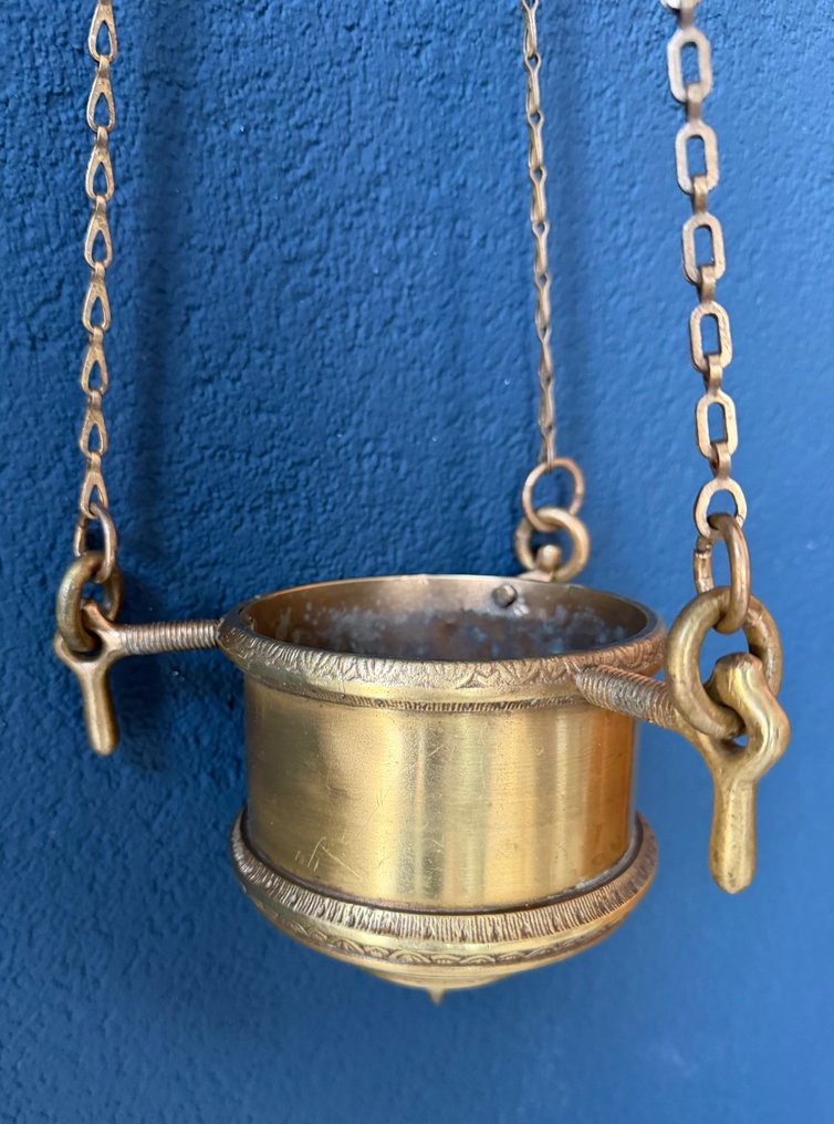 Oggetti religiosi e spirituali - Bronzo, Ottone - 1850-1900 - Lampadadivina #1.0