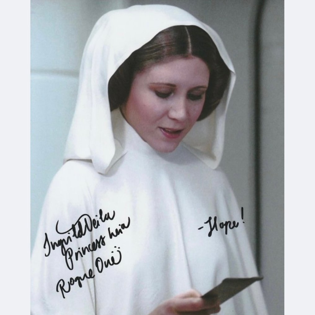 Star Wars: Rogue One - Signed by Ingvild Deila (Princess Leia) #1.0