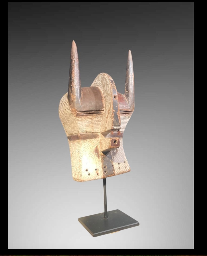 Songye kifwebe 面具，（45 公分） - 松葉kfwebe面膜 - Songye - 剛果民主共和國 #1.0