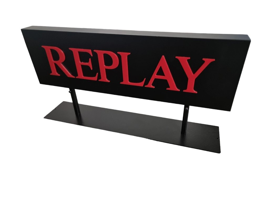 Uudelleen reclamebord - Kyltti - Metalli, Muovi, Alumiini #4.3