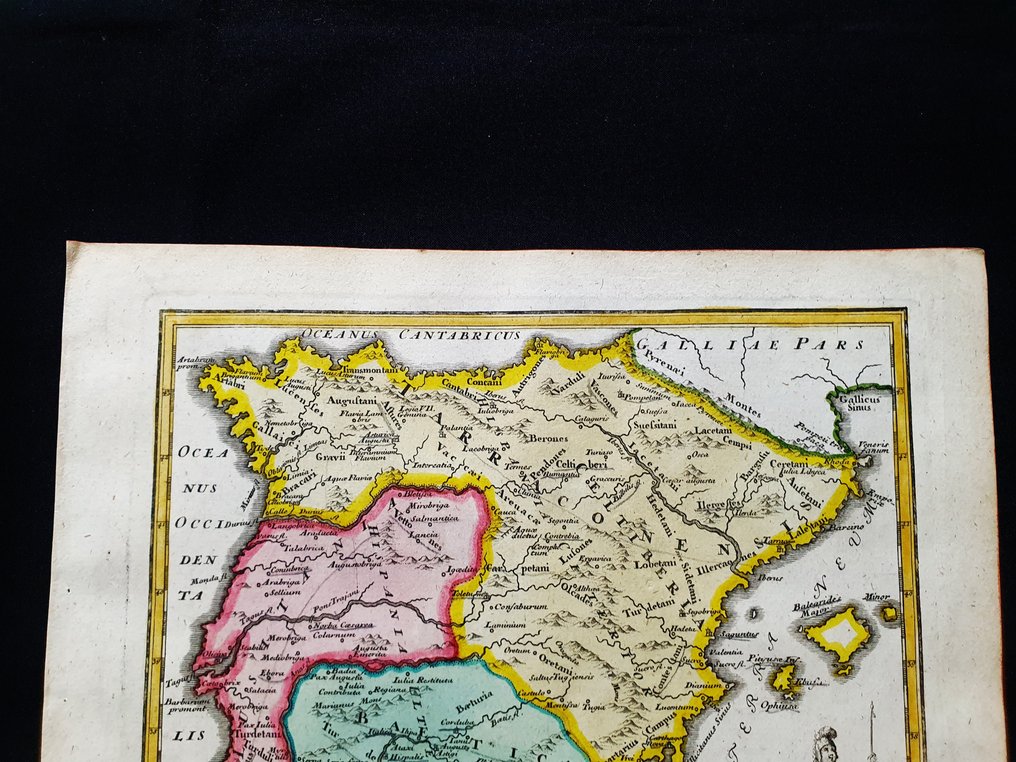 歐洲 - 西班牙 / 葡萄牙 / 巴塞罗那 / 里斯本 / 巴利阿里群岛 / 伊比萨; Christopher Weigel & David Kohler - Hispaniae - 1701-1720 #2.1