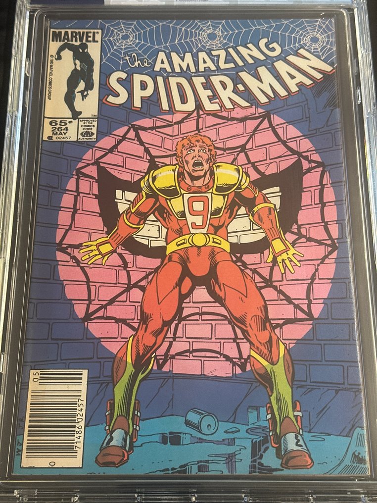 The Amazing Spider-Man #264 - Newsstand Edition - EGC 9.8 - Red 9 and Red Tape! - 1 Graded comic - 第一版 - 1985 #2.1