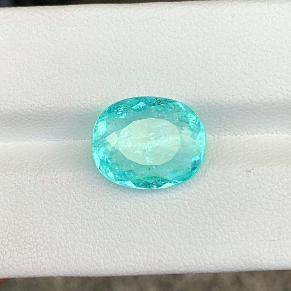 1 pcs  蓝色 帕拉伊巴碧玺  - 5.77 ct - 美国宝石研究院（GIA） - Natural Paraiba #1.0
