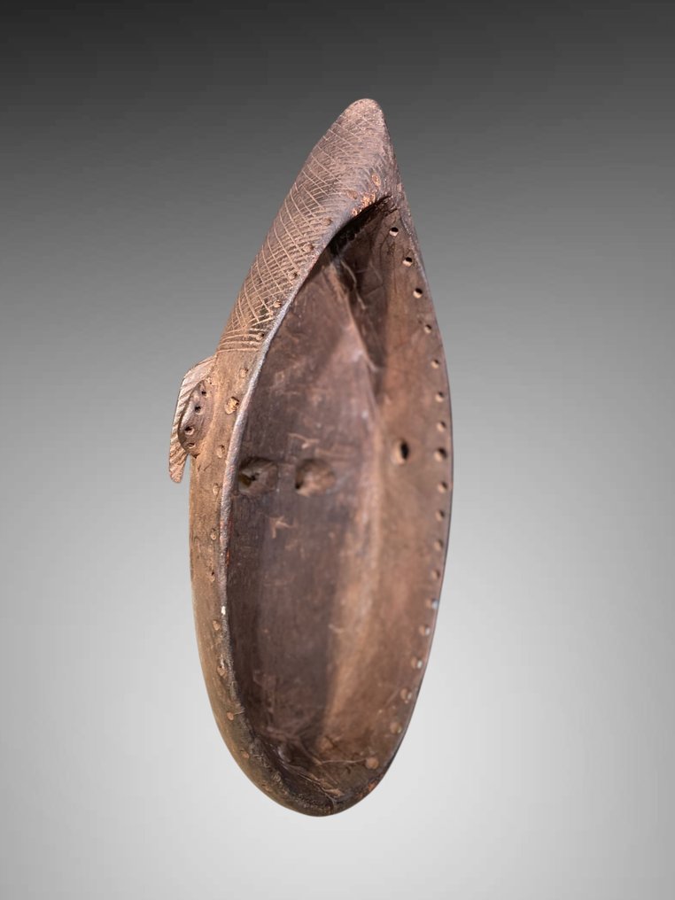Nagyon szép maszk Bamana (30 CM) - Bamana a talapzaton. - Bambara - Mali #1.0