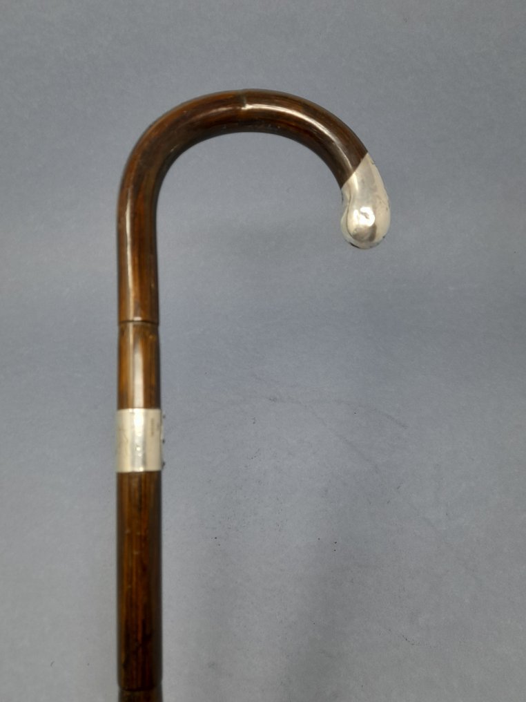 Walking stick - .925 silver, Coromandel - Birmingham 1919 #4.3