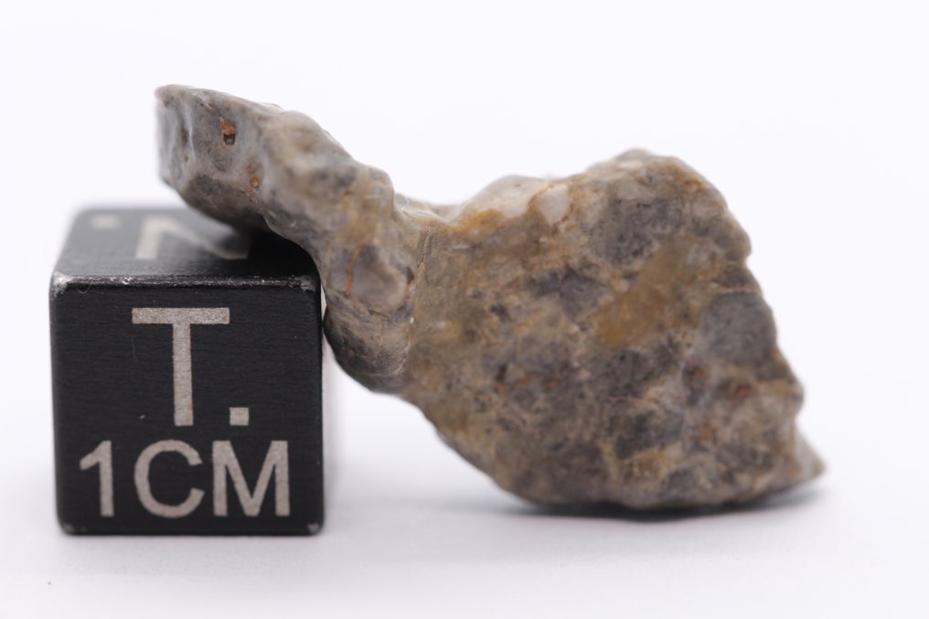 Touat 008 - μετεωρίτης Σεληνιακή Τροκτολιθική τήξη μπρέκια - Ανέπαυτα σπάνιο! - 3.2 g - (1) #1.0