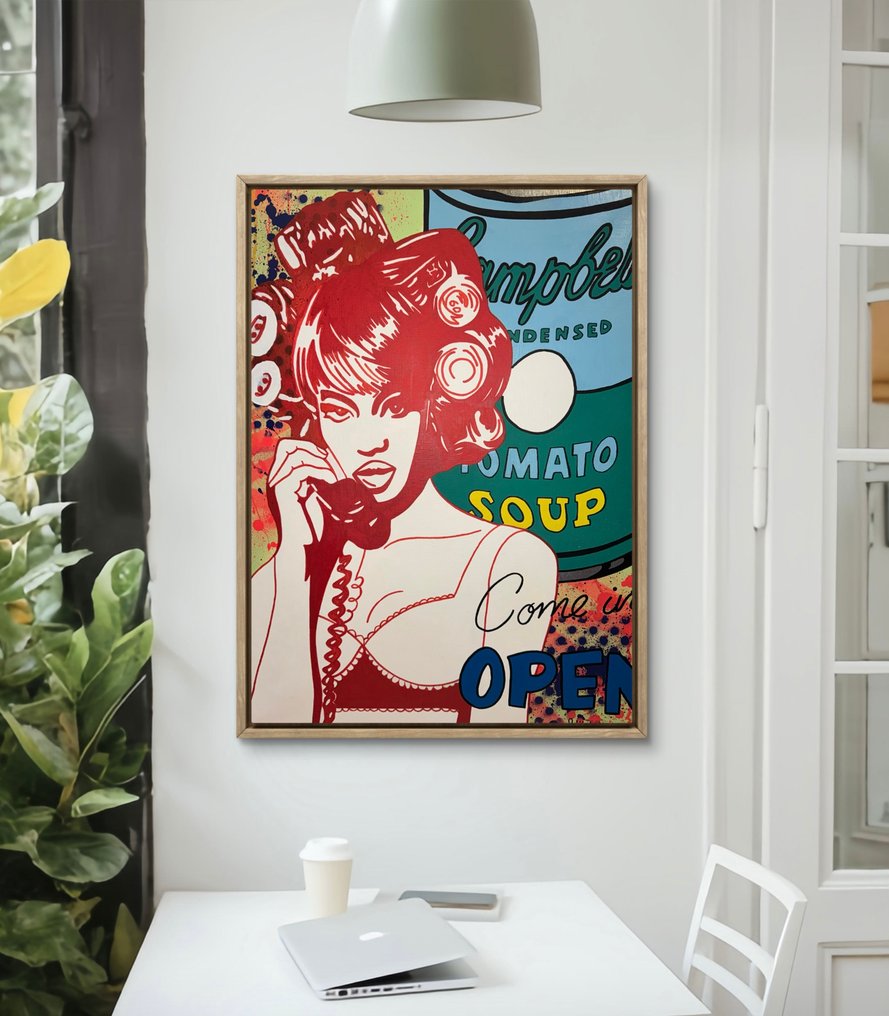 isem (1985) - Pop culture ( 100 % hand paint 73x54cm ) #1.0