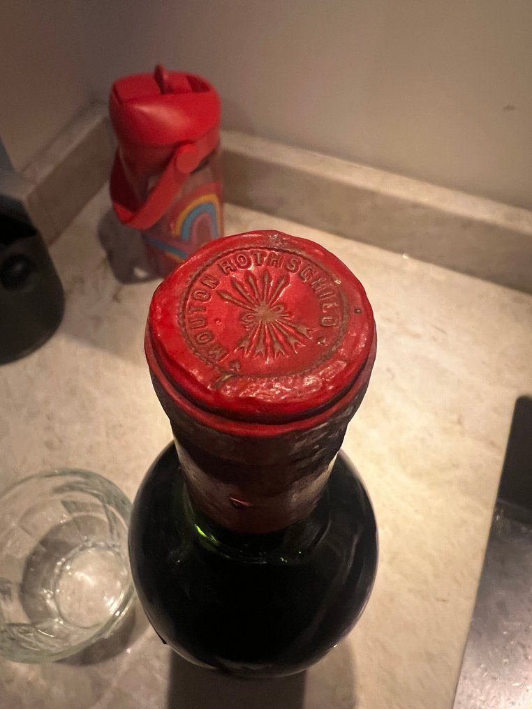 1972 Chateau Mouton Rothschild - 波雅克 2ème Grand Cru Classé - 1 Bottle (0.75L) #3.2