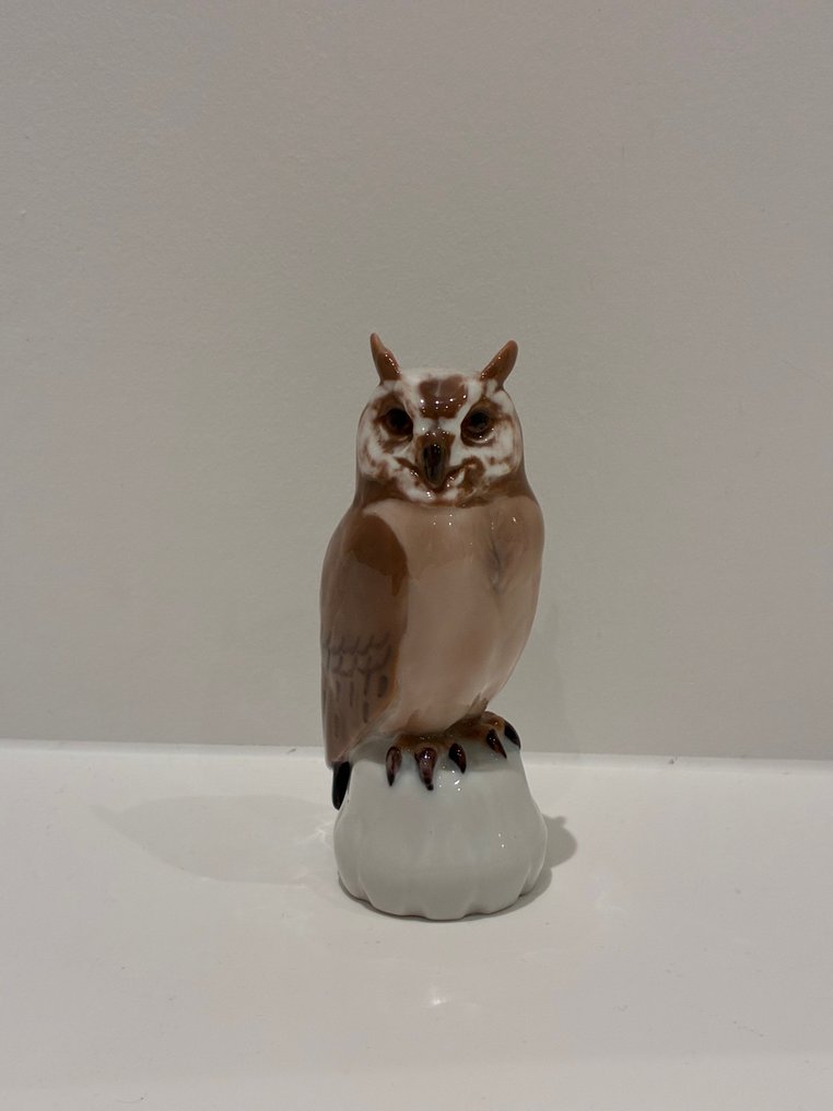 Bing & Grondahl - Figura - horned owl - Porcelán #1.0
