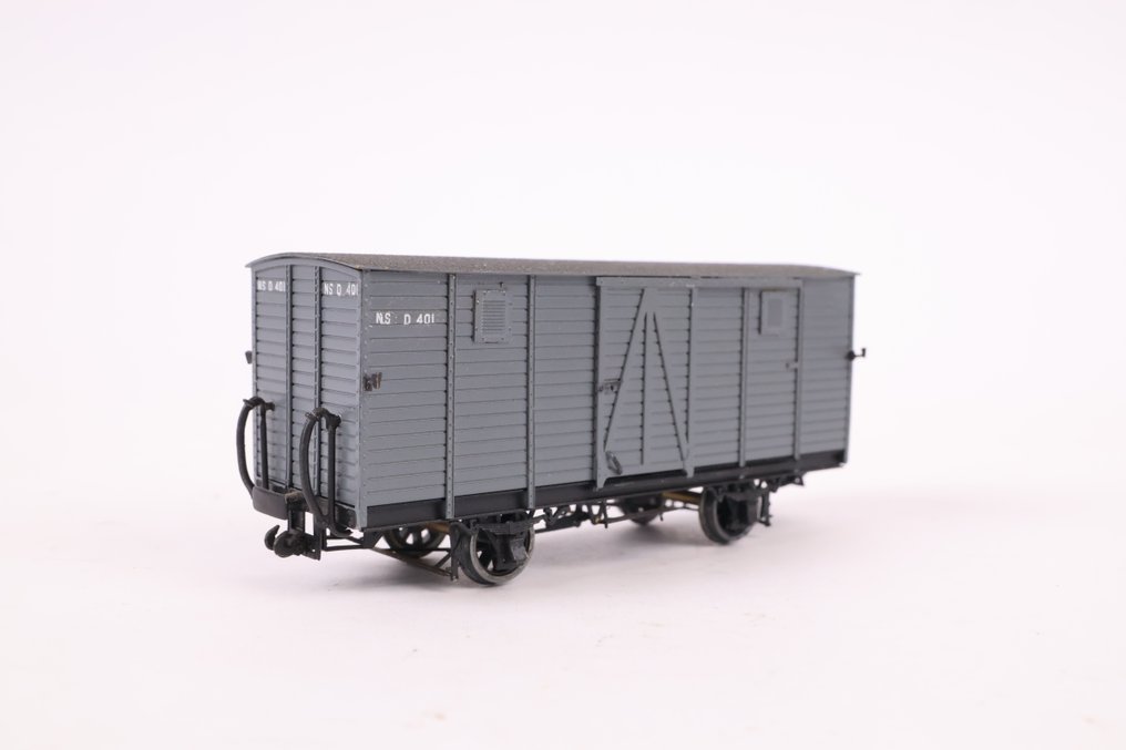 Werps/Molekamp H0 - Machetă tren transport marfă (1) - Vagon de marfă închis D 401 - NTM #1.0