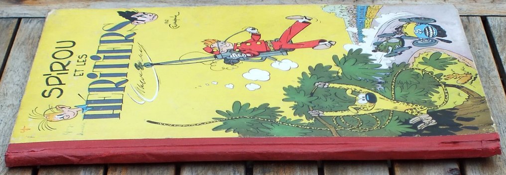 Spirou et Fantasio T4 - Spirou et les héritiers - C - 1 Album - 第一版 - 1952 #2.1