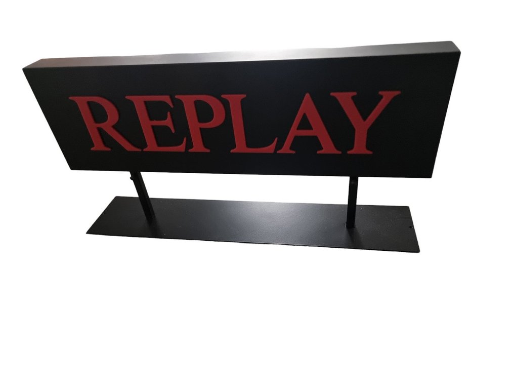 Uudelleen reclamebord - Kyltti - Metalli, Muovi, Alumiini #1.0