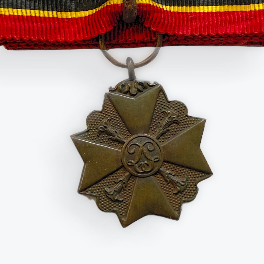 Βέλγιο - Στρατιωτικό μετάλλιο - Στοιχεία διακόσμησης ανεβασμένα σε διοικητή. #3.2