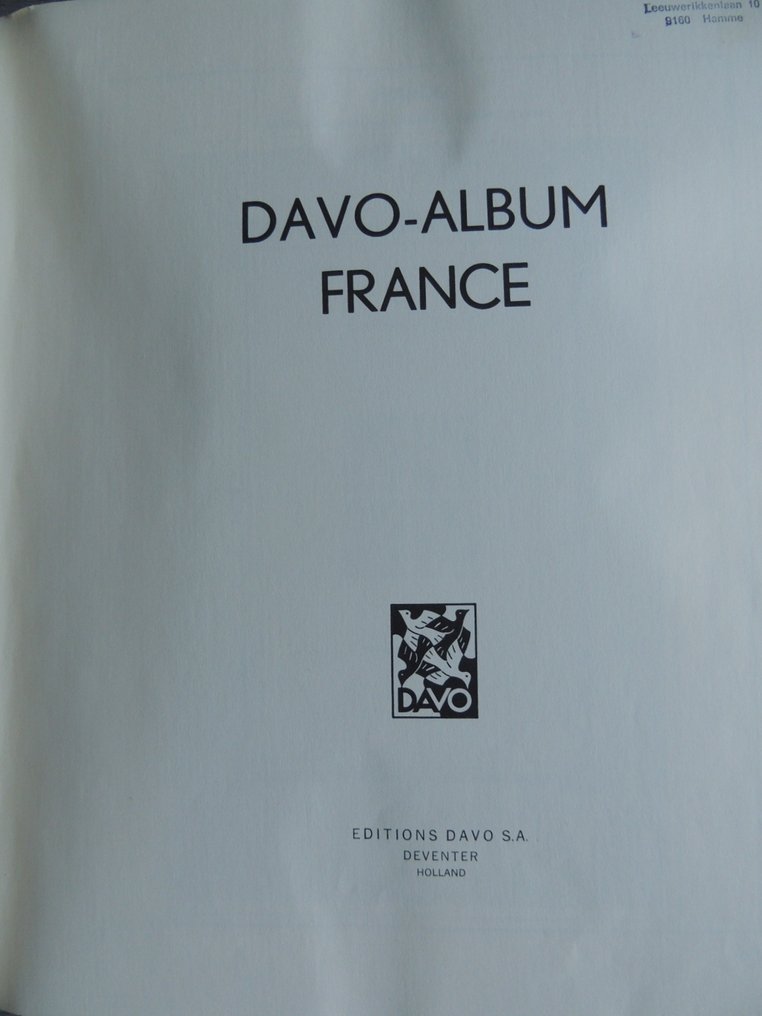 法国 1924/2011 - Reliure DAVO 用于块状，带盒子 #2.1