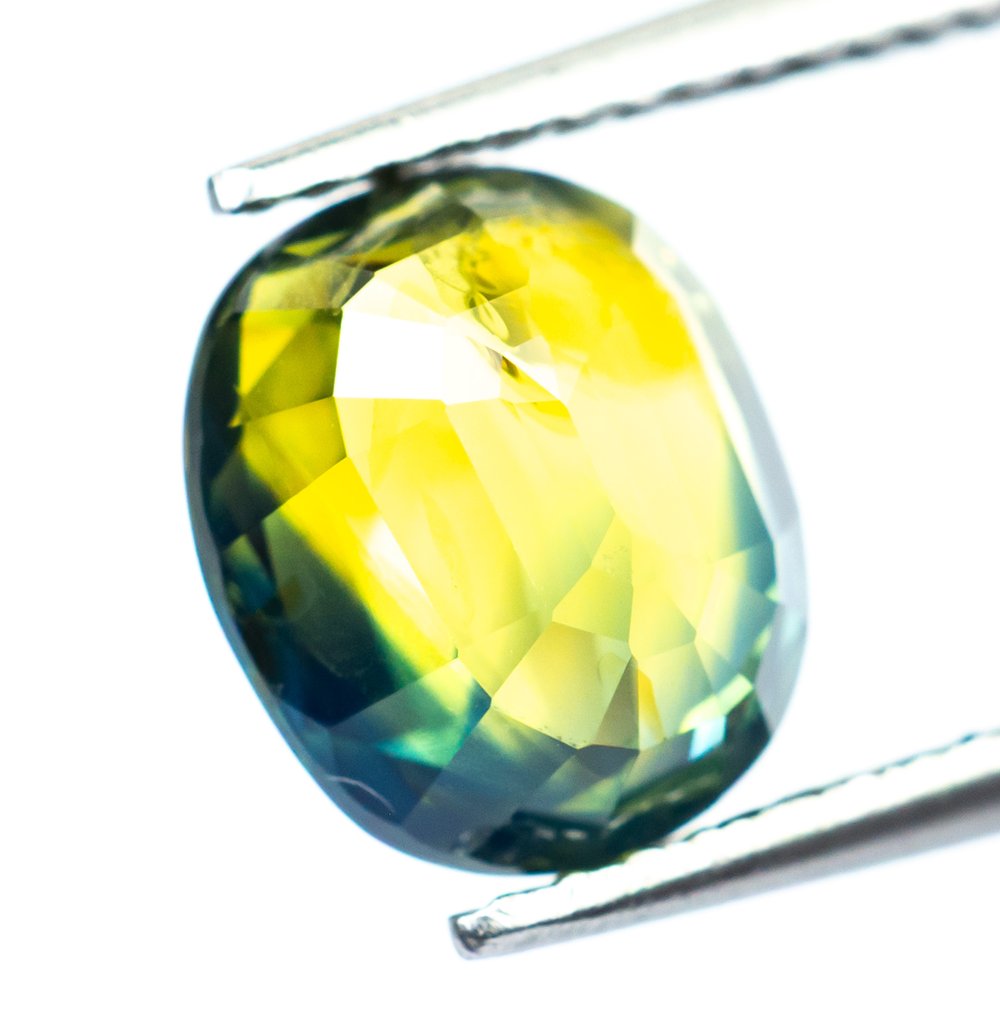 沒有保留價 藍寶石  - 2.82 ct - Bellerophon Gemlab - 多彩 #3.2