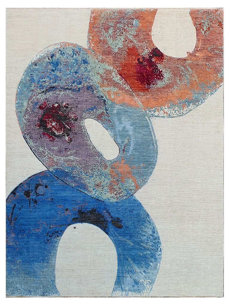 Designer Carpet με πολύ μετάξι - Νέο - Χαλί - 375 cm - 277 cm - Χειροποίητο χαλί #1.0