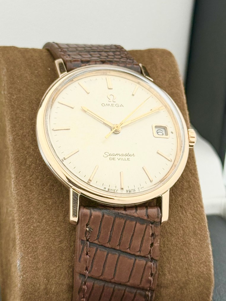 Omega - Fără preț de rezervă - Solid Gold Capped Seamaster De Ville Date Cal.611 - 136.020 - Bărbați - 1964 #4.3