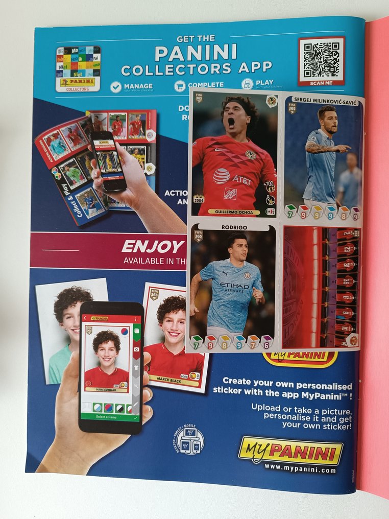Panini The Golden World of Football - 1 Empty album + complete loose sticker set - Good (GD) #1.0